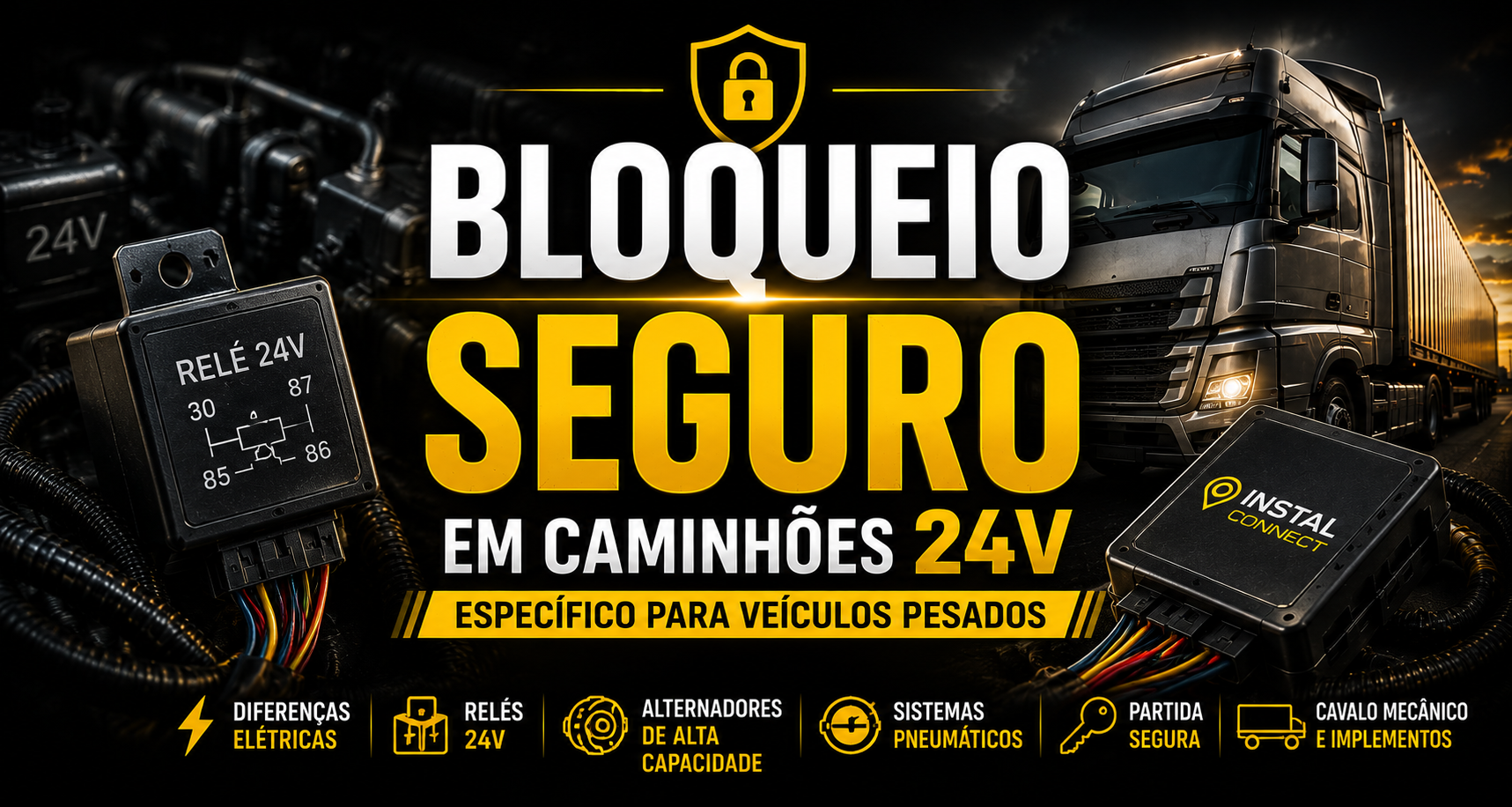 Bloqueio Seguro em Caminhões 24V: O Guia Completo para Instalações Profissionais em Veículos Pesados