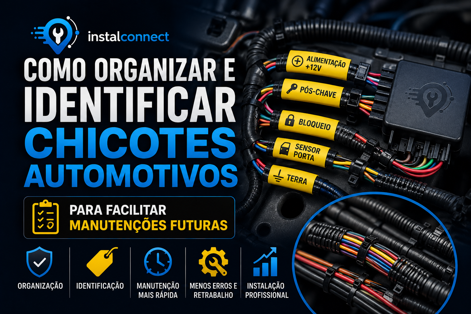 Como Organizar e Identificar Chicotes Automotivos para Facilitar Manutenções Futuras